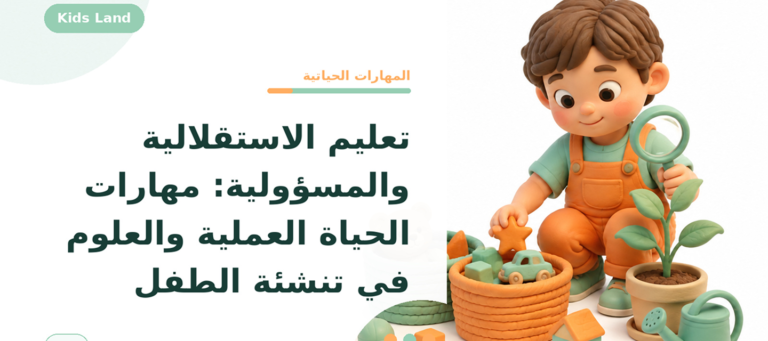 تعليم الاستقلالية والمسؤولية: مهارات الحياة العملية والعلوم في تنشئة الطفل